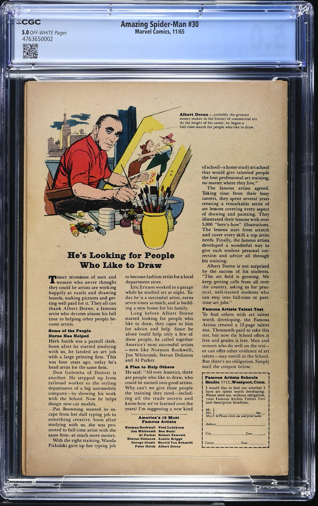 Amazing Spider-Man #30 CGC 5.0