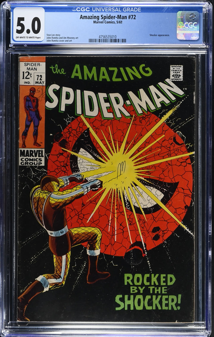 Amazing Spider-Man #72 CGC 5.0
