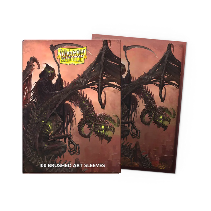 Dragon Shield Card Sleeves - Art: Halloween 2025 Dragon - Brushed