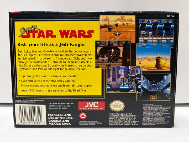 Super Nintendo: Super Star Wars (Boxed)