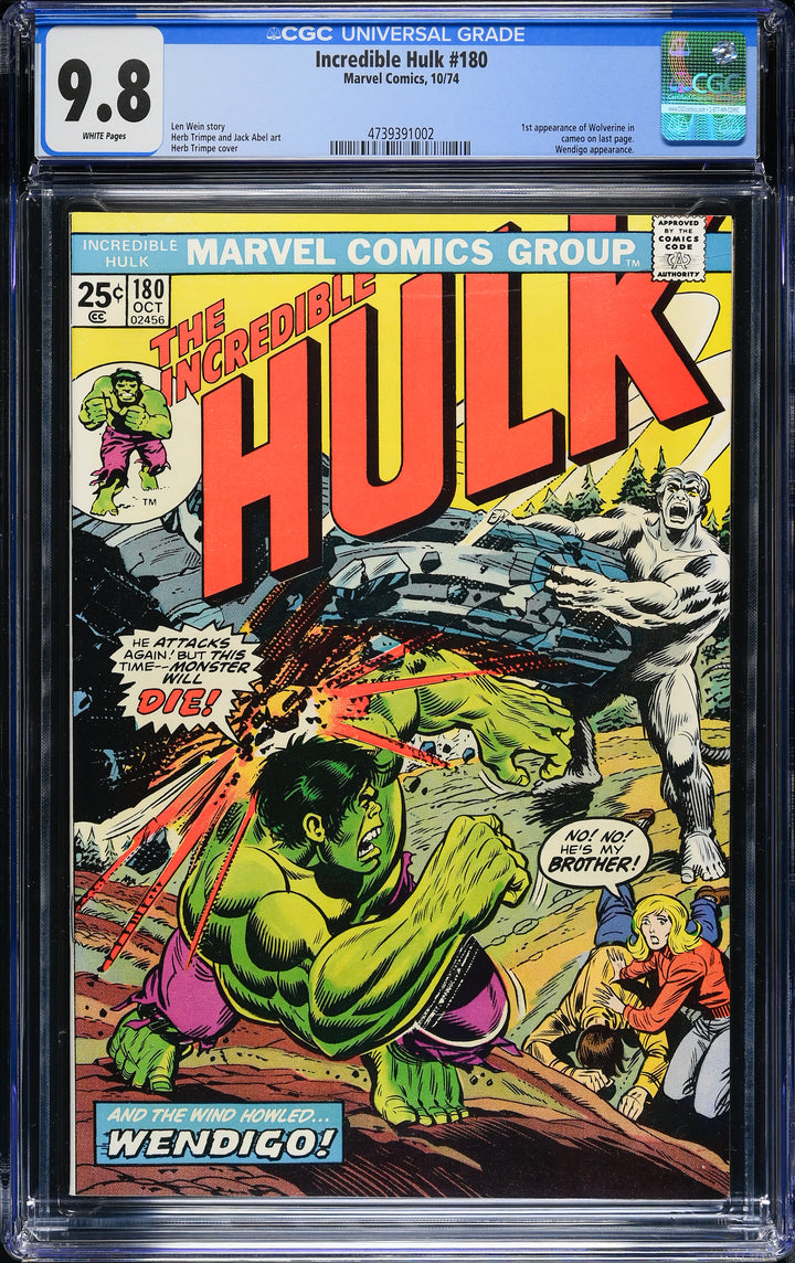 Incredible Hulk #180 CGC 9.8