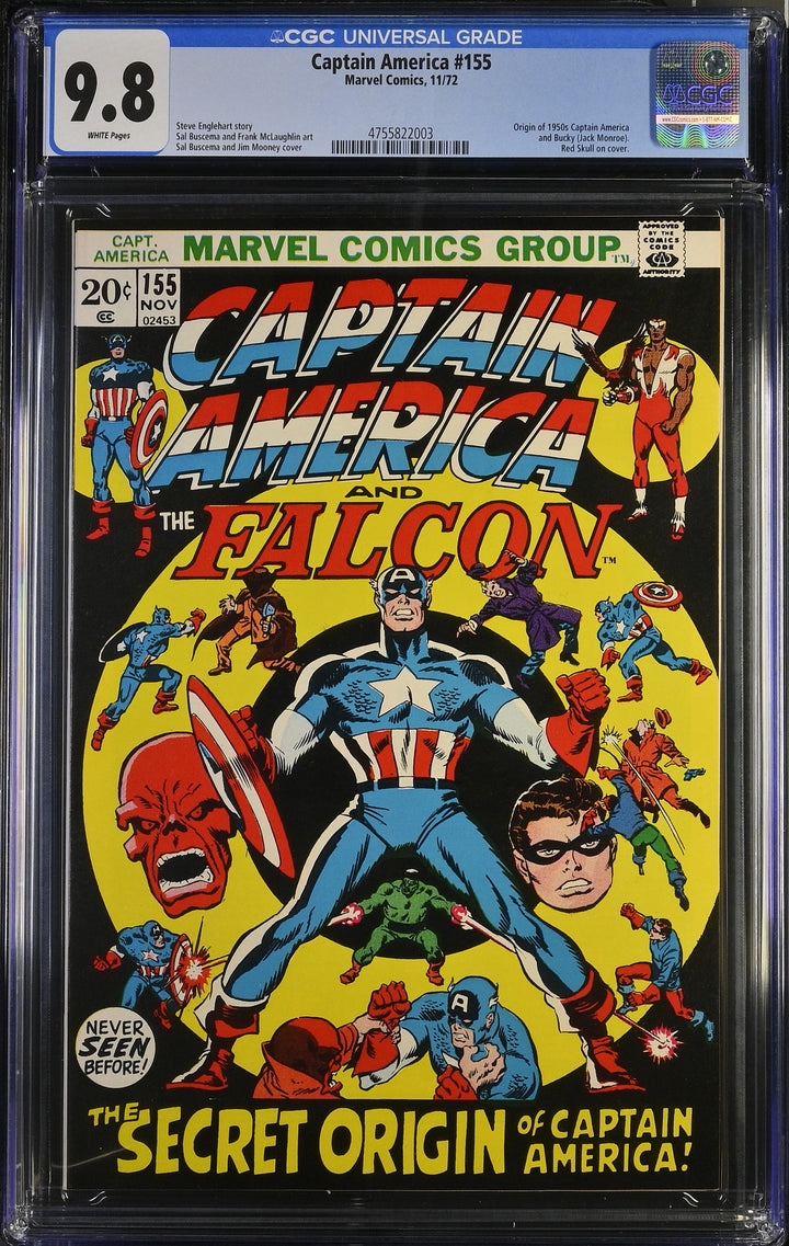 Captain America #155 CGC 9.8