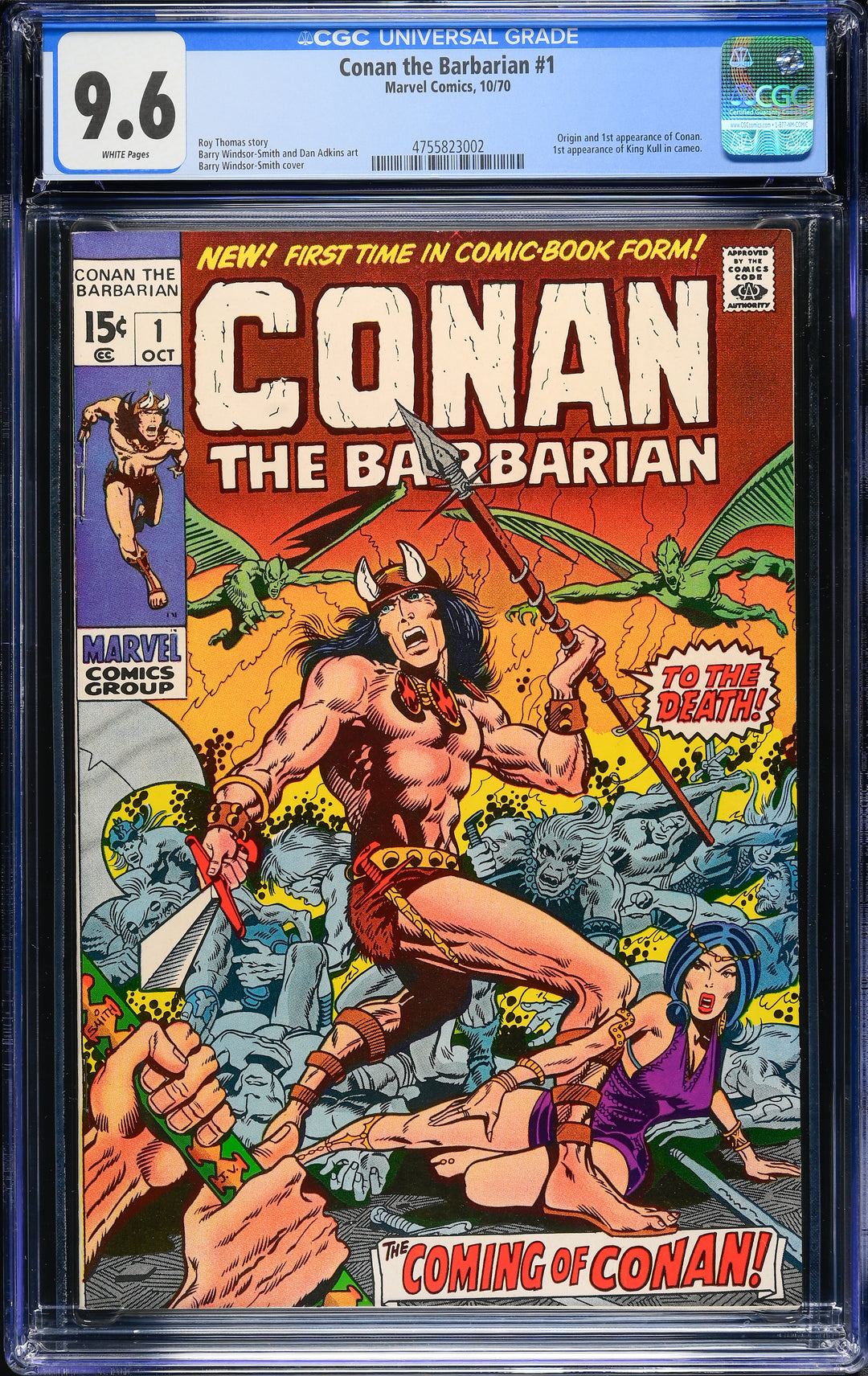 Conan the Barbarian #1 CGC 9.6