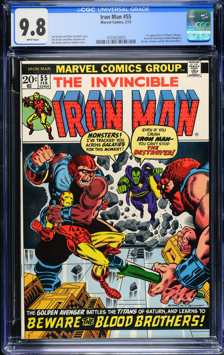 Iron Man #55 CGC 9.8