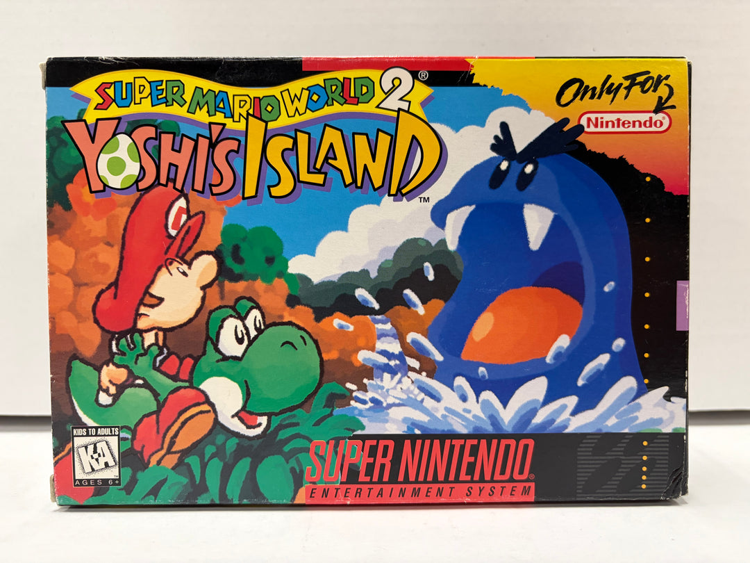 Super Nintendo: Super Mario World 2 Yoshi's Island (Boxed)