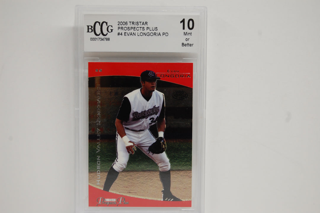 2006 Tristar Baseball Prospects Plus Evan Longoria PD #4 BCCG 10