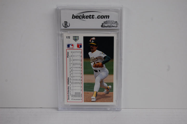 1991 Upper Deck Baseball Dennis Eckersley #172 BCCG 10