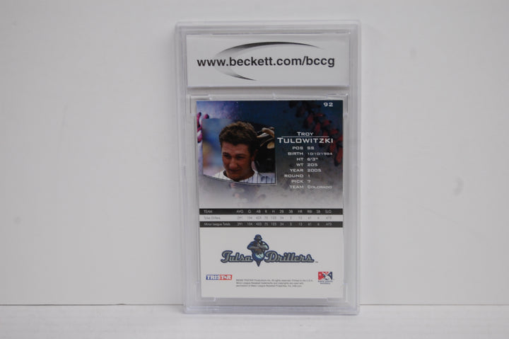 2006 Tristar Baseball Prospects Plus Troy Tulowitzki #92 BCCG 10