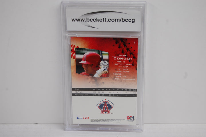 2006 Tristar Baseball Prospects Plus Hank Conger #3 BCCG 10