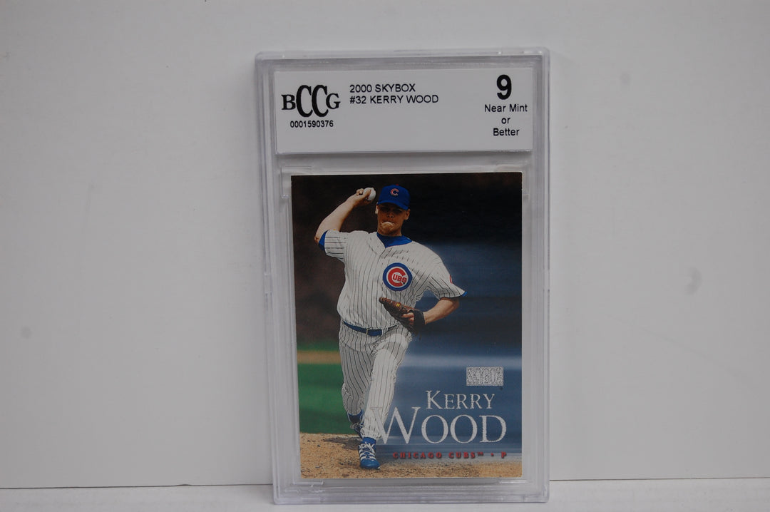 2000 Skybox Baseball Kerry Wood #32 BCCG 9