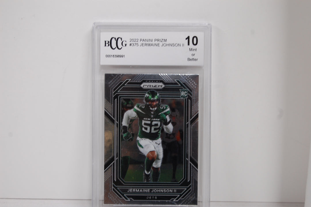 2022 Panini Prizm Football Jermaine Johnson II #375 BCCG 10
