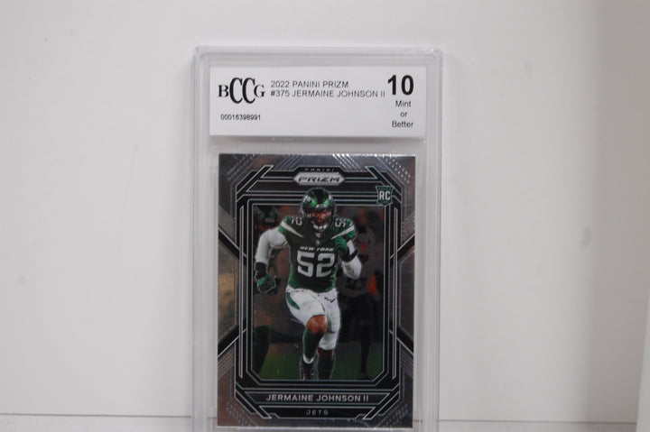 2022 Panini Prizm Football Jermaine Johnson II #375 BCCG 10