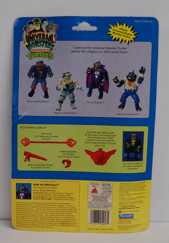 Teenage Mutant Ninja Turtles Don as Dracula (Loose)