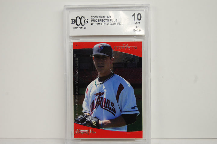 2006 Tristar Baseball Prospects Plus Tim Lincecum # 8 BCCG 10