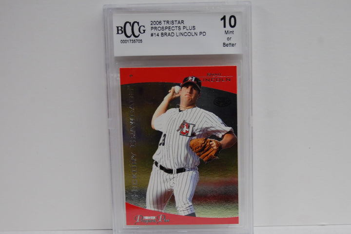2006 Tristar Baseball Prospect Plus Brad Lincoln PD #14 BCCG 10