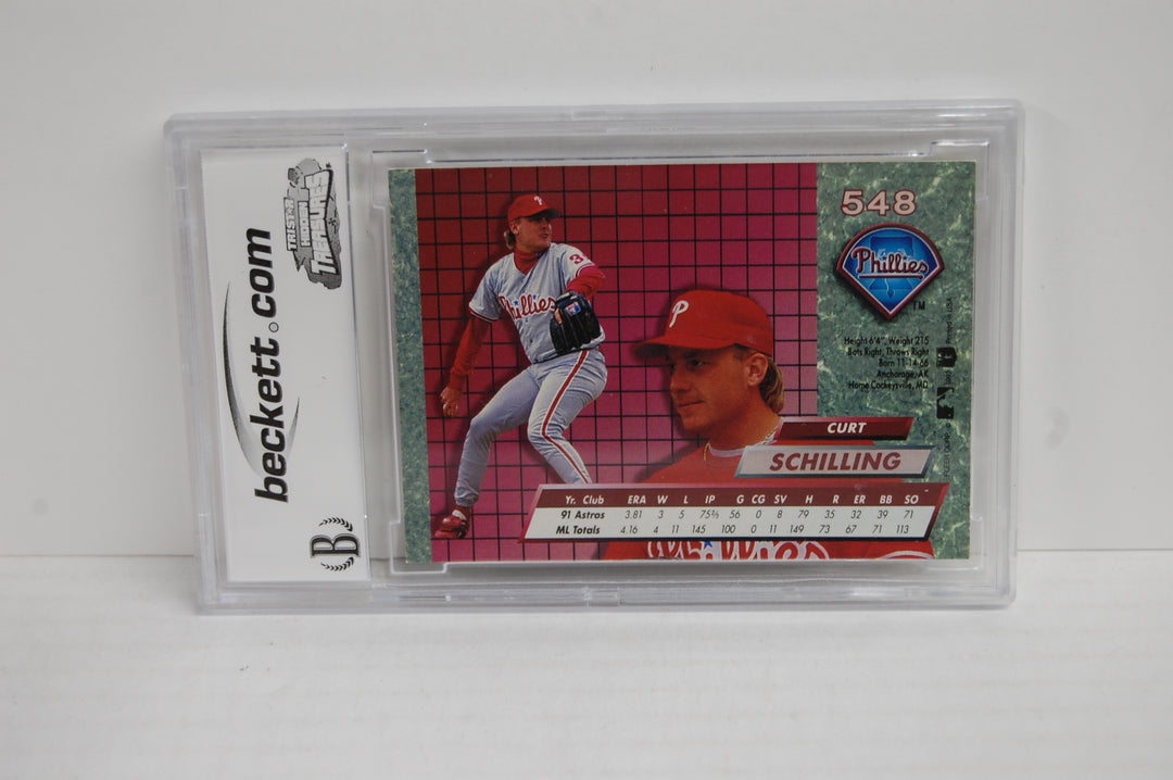 1992 Ultra Baseball Curt Schilling #548 BCCG 10