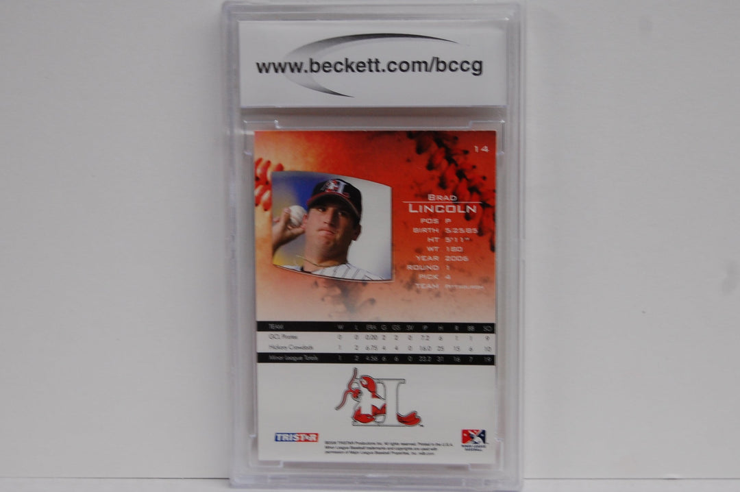 2006 Tristar Baseball Prospect Plus Brad Lincoln PD #14 BCCG 10