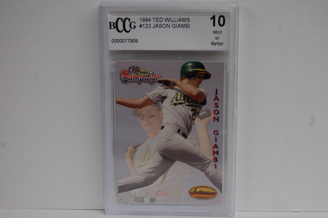 1994 Ted Williams Baseball Jason Giambi #123 BCCG 10
