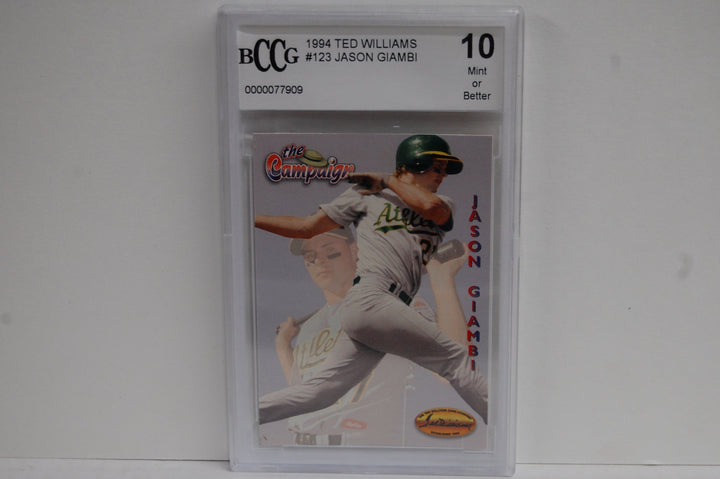 1994 Ted Williams Baseball Jason Giambi #123 BCCG 10