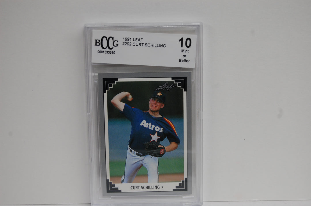 1991 Leaf Baseball Curt Schilling #292 BCCG 10