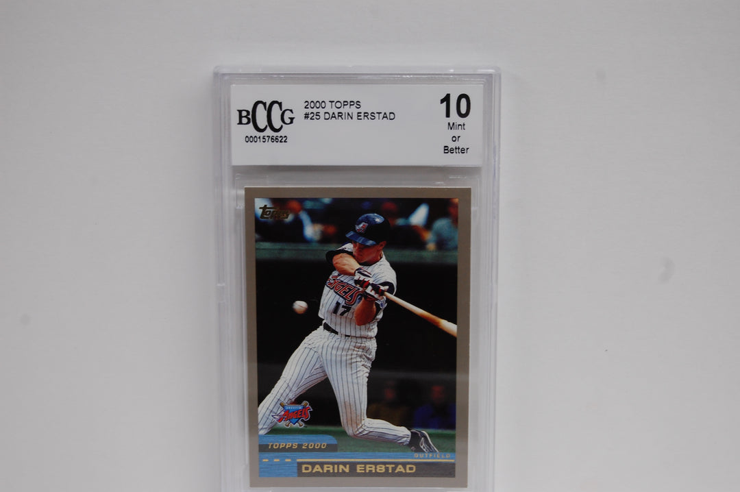 2000 Topps Baseball Darin Erstad #25 BCCG 10