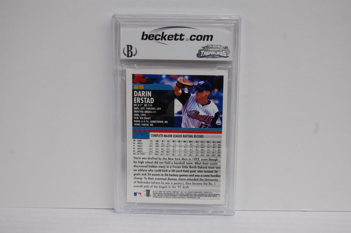 2000 Topps Baseball Darin Erstad #25 BCCG 10