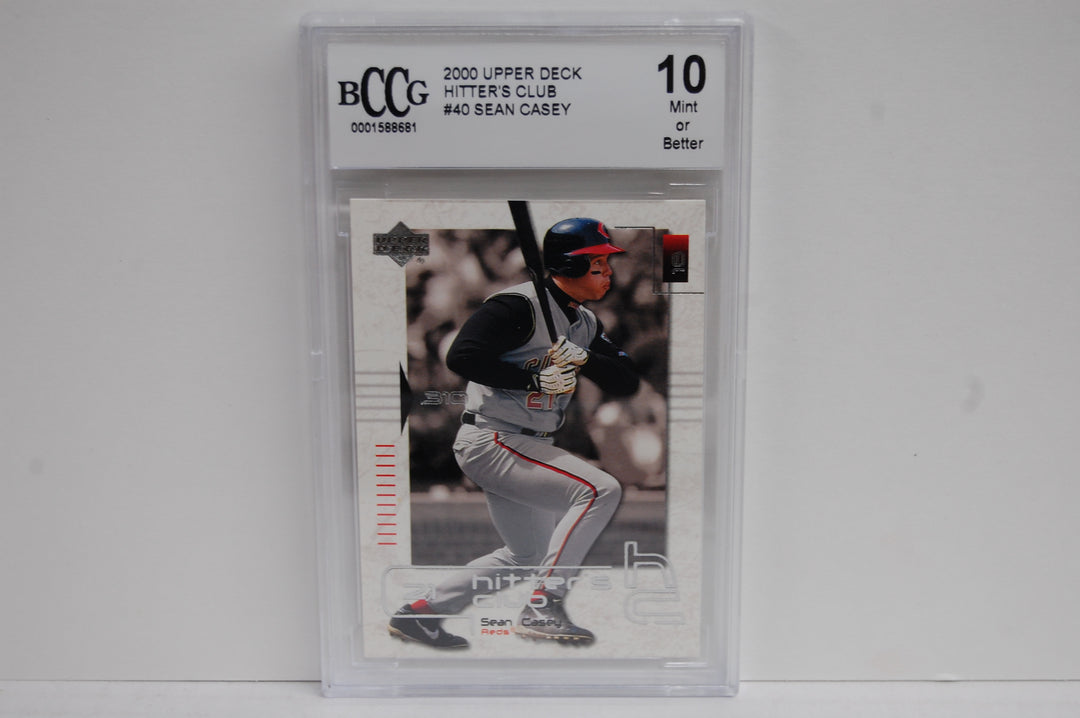 2000 Upper Deck Baseball Hitter's Club Sean Casey #40 BCCG 10