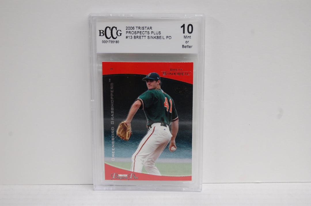 2006 Tristar Baseball Prospects Plus Brett Sinkbeil PD #13 BCCG 10