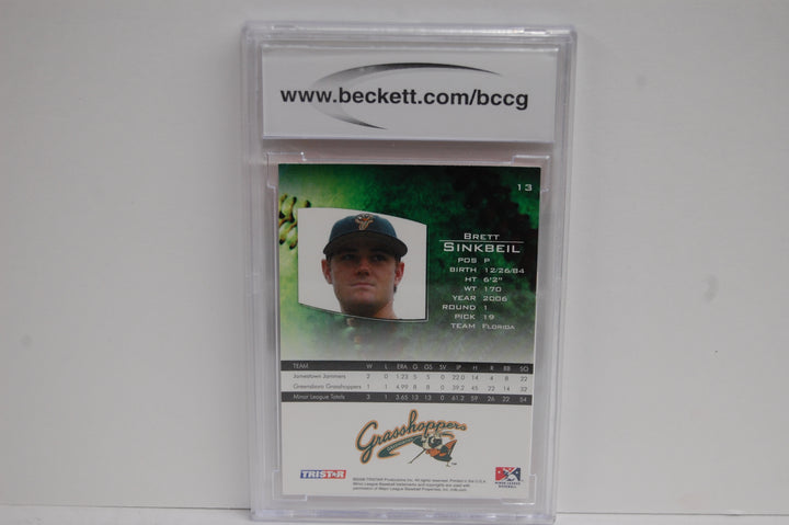 2006 Tristar Baseball Prospects Plus Brett Sinkbeil PD #13 BCCG 10