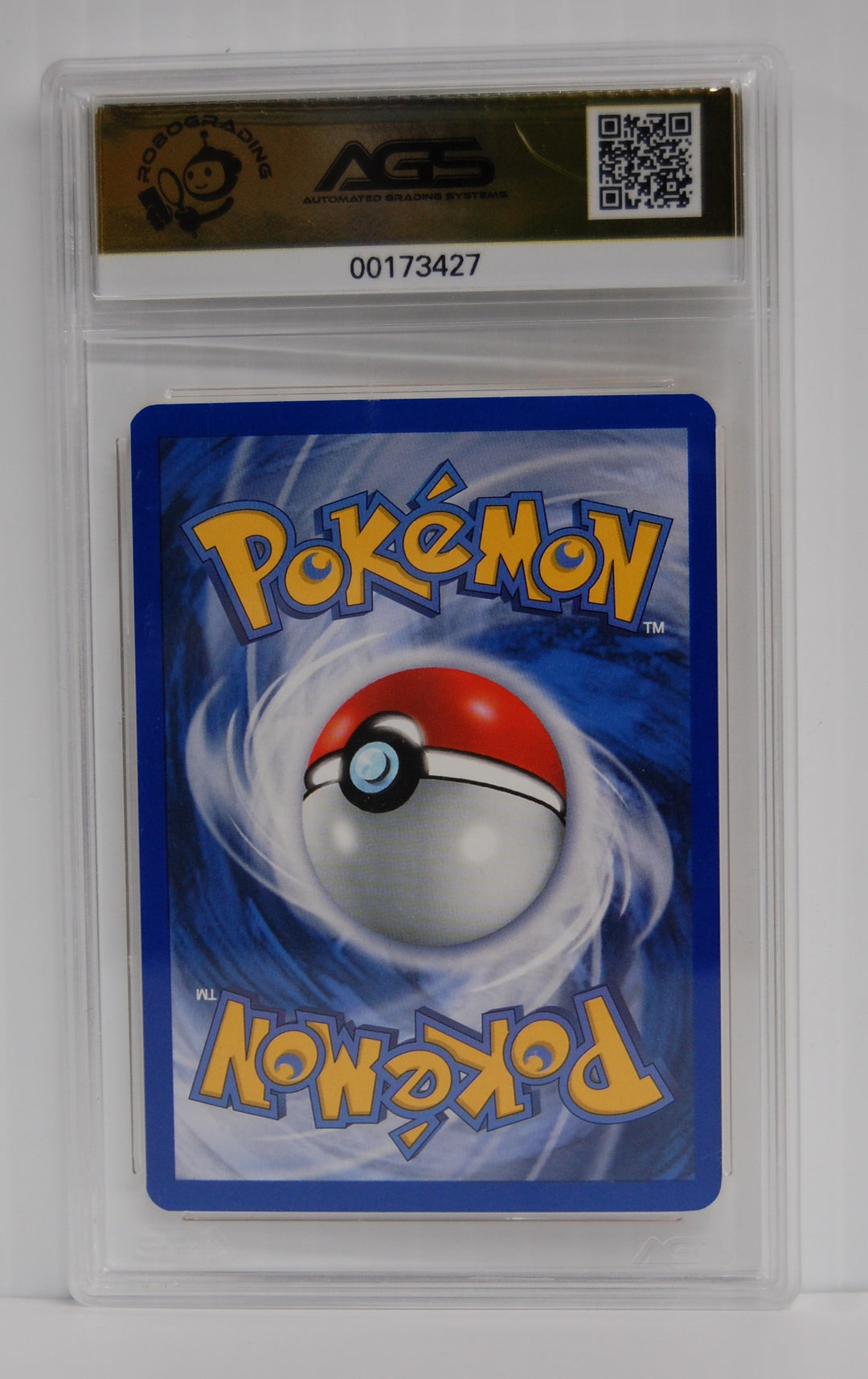 2001 Pokemon Promo Entei - Rev. Holo Black Star #34 AGS 9.5