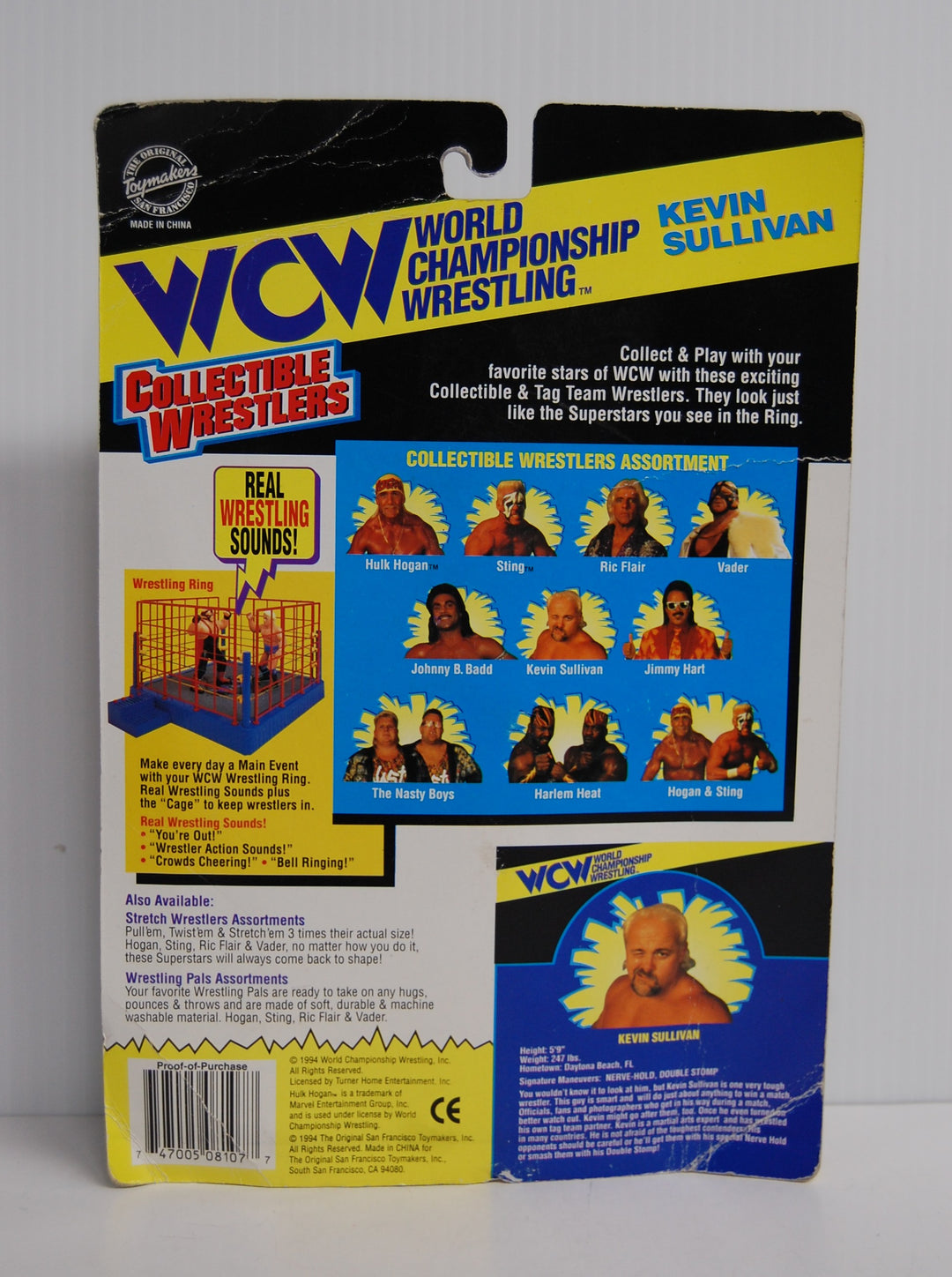 WCW Toymakers Kevin Sullivan 1994 7" Figure