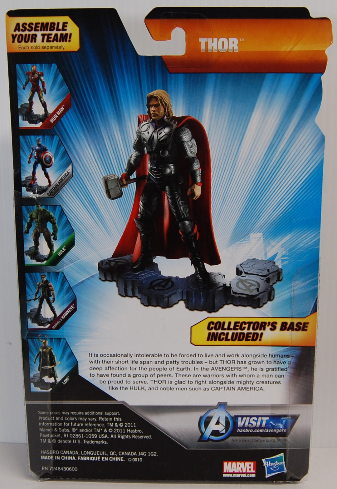 Marvel Legends The Avengers (Movie Series) - Thor Figure 2011 Walmart Exclusive