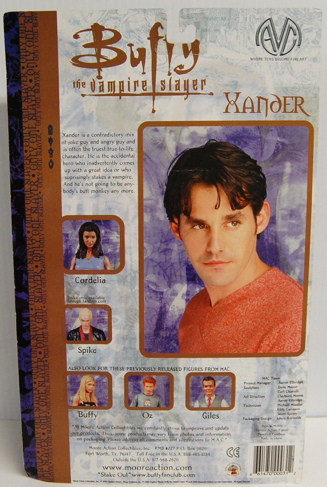 Buffy the Vampire Slayer - Xander Action Figure 2000