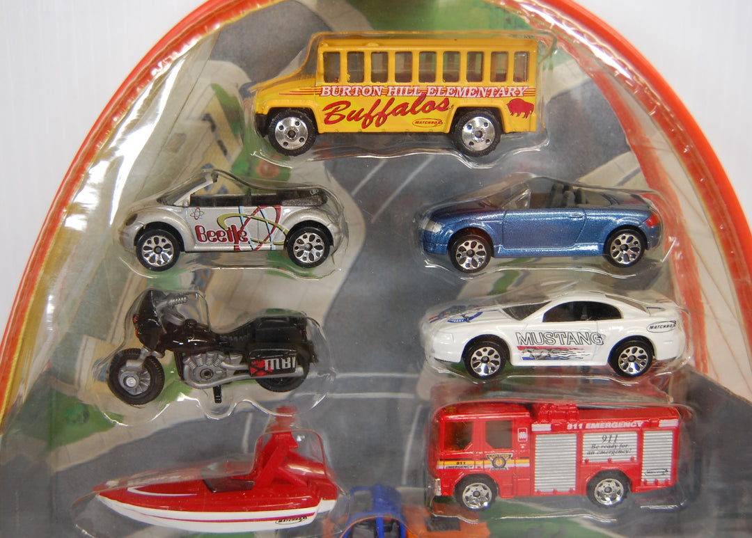 Matchbox - 911: Ready for an Emergency 10-Pack Vehicles w/ Backpack 2001