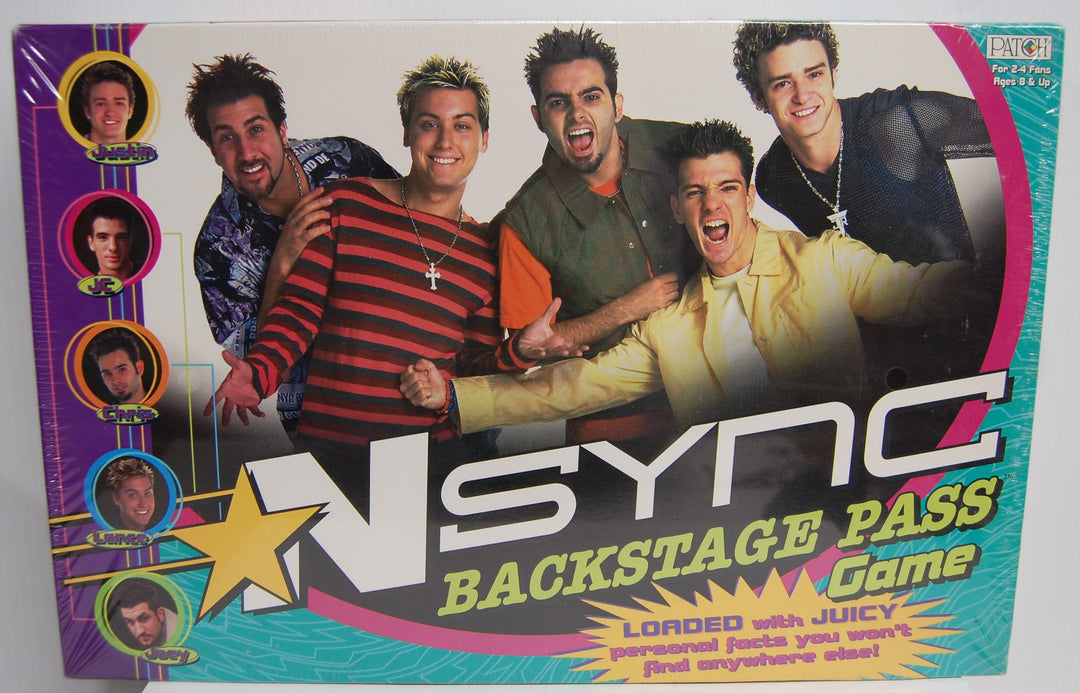 NSYNC Backstage Pass Board Game 2000