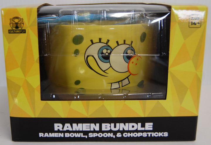 Spongebob Squarepants Ramen Bundle - Bowl, Spoon & Chopsticks