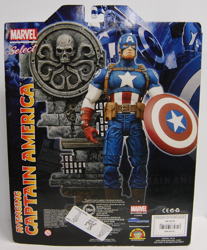 Marvel Select - Avenging Captain America 7" Figure (Disney Store Exclusive)