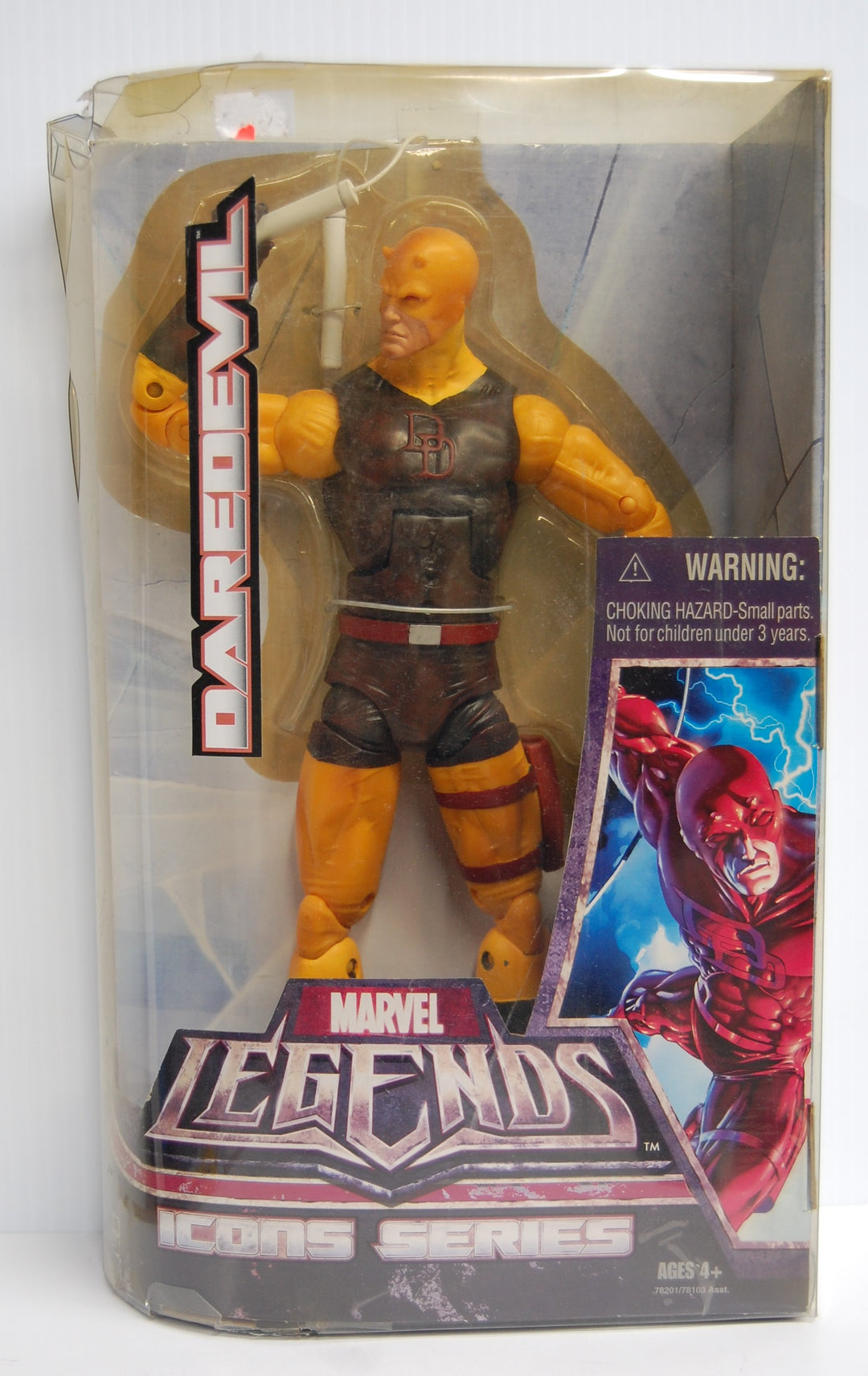 Marvel Legends Icons Series Daredevil Yellow Variant 12" Figure *Damaged Package*