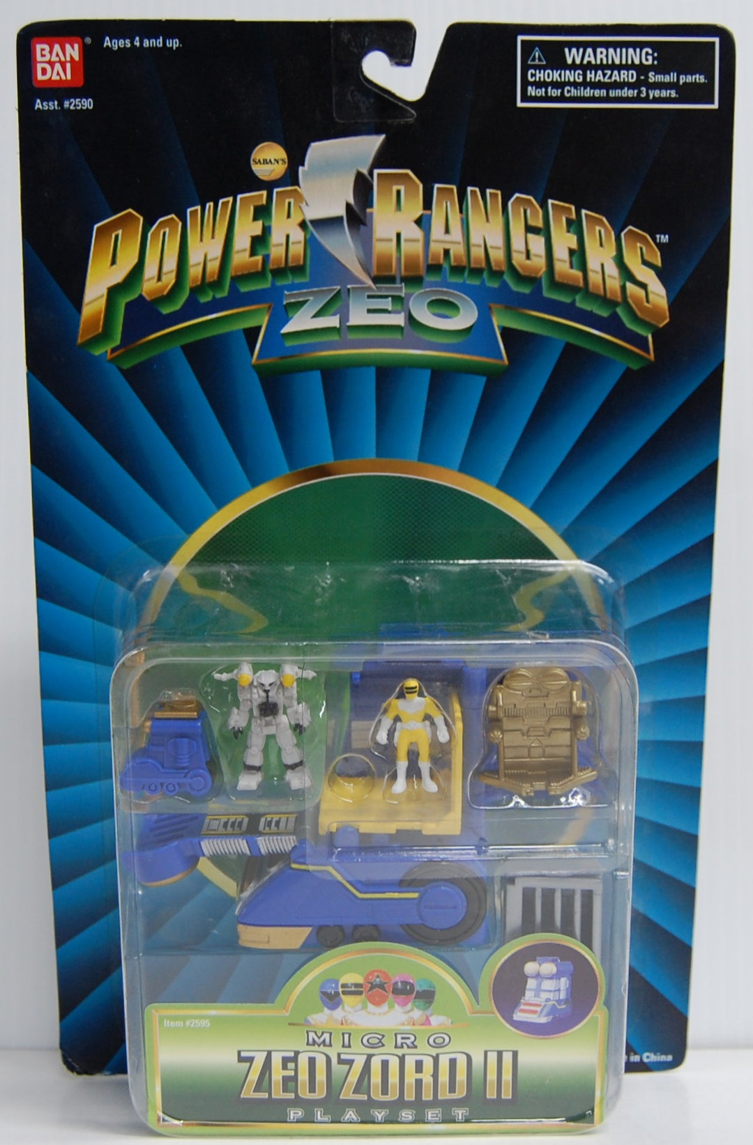 1996 Power Rangers Zeo - Zeo Zord II Micro Playset (Yellow Ranger)