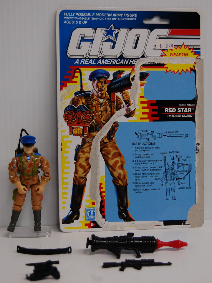 G.I. Joe Red Star Action Figure w/ Damaged Card