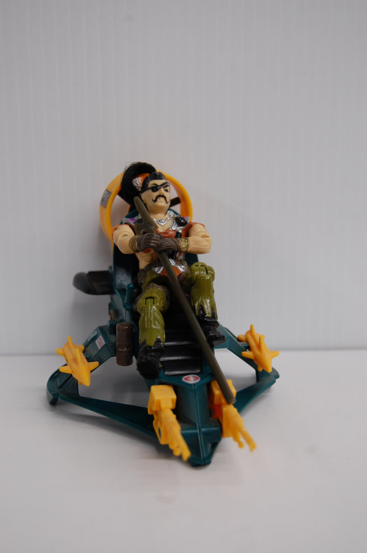 G.I. Joe Zanzibar Dreadnok Pirate w/ Air Skiff *Incomplete*