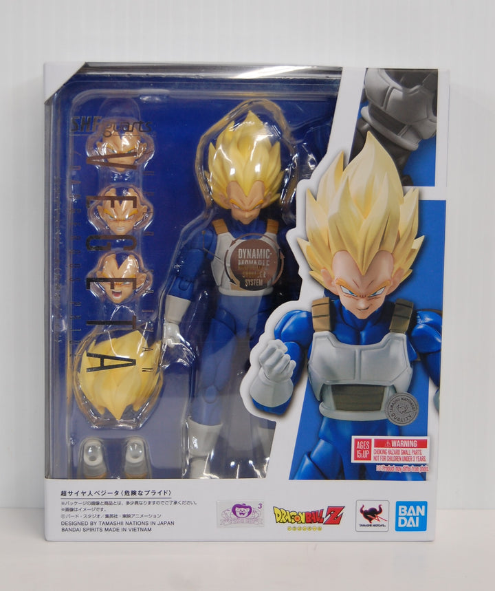 Dragon Ball Z Super Saiyan  Vegeta Dangerous Pride Action Figure *Open Box*