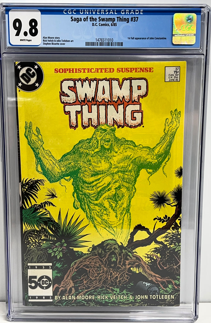 Saga of the Swamp Thing #37 CGC 9.8