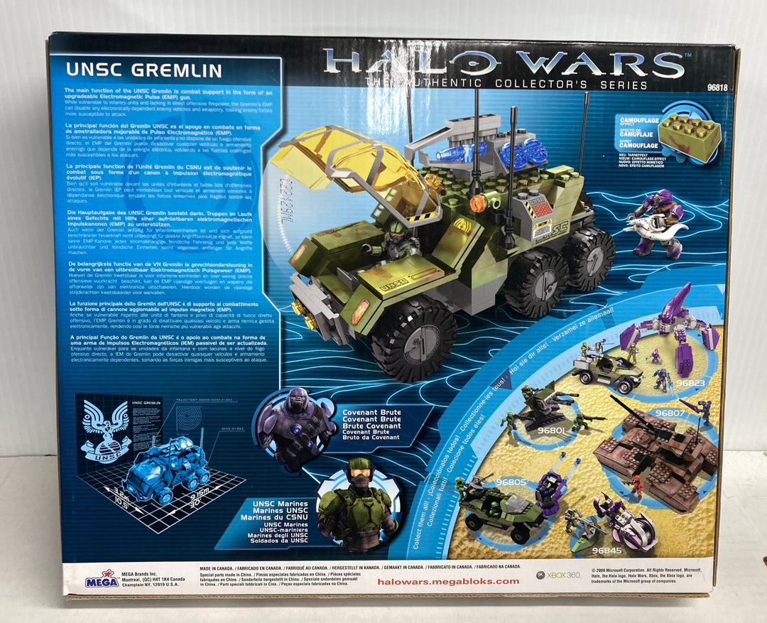 Mega Bloks Halo Wars Xbox Collector UNSC Gremlin - Sealed