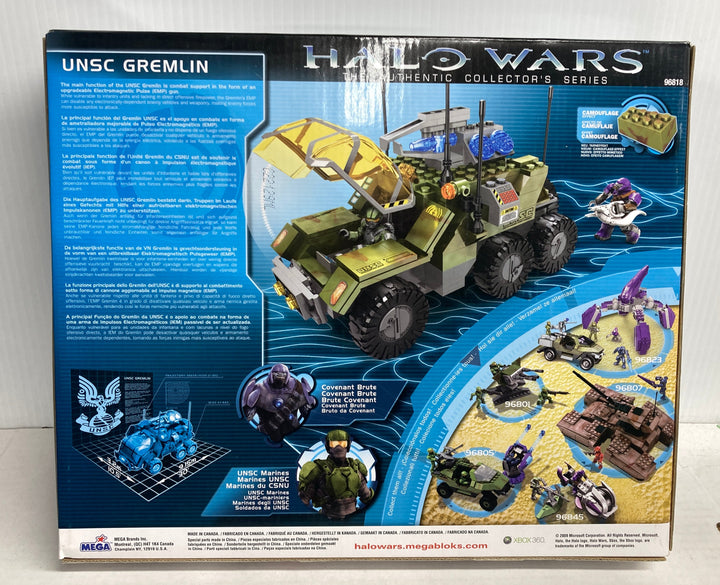Mega Bloks Halo Wars Xbox Collector UNSC Gremlin - Sealed