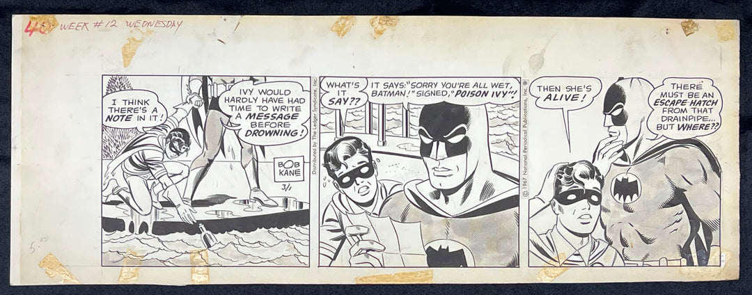 Batman by Bob Kane/Joe Giella Strip (3/1/1967)