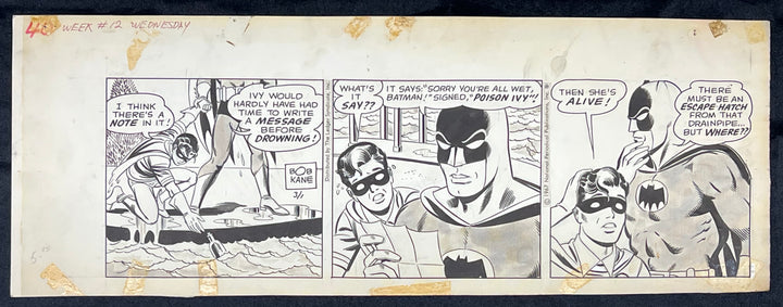 Batman by Bob Kane/Joe Giella Strip (3/1/1967)