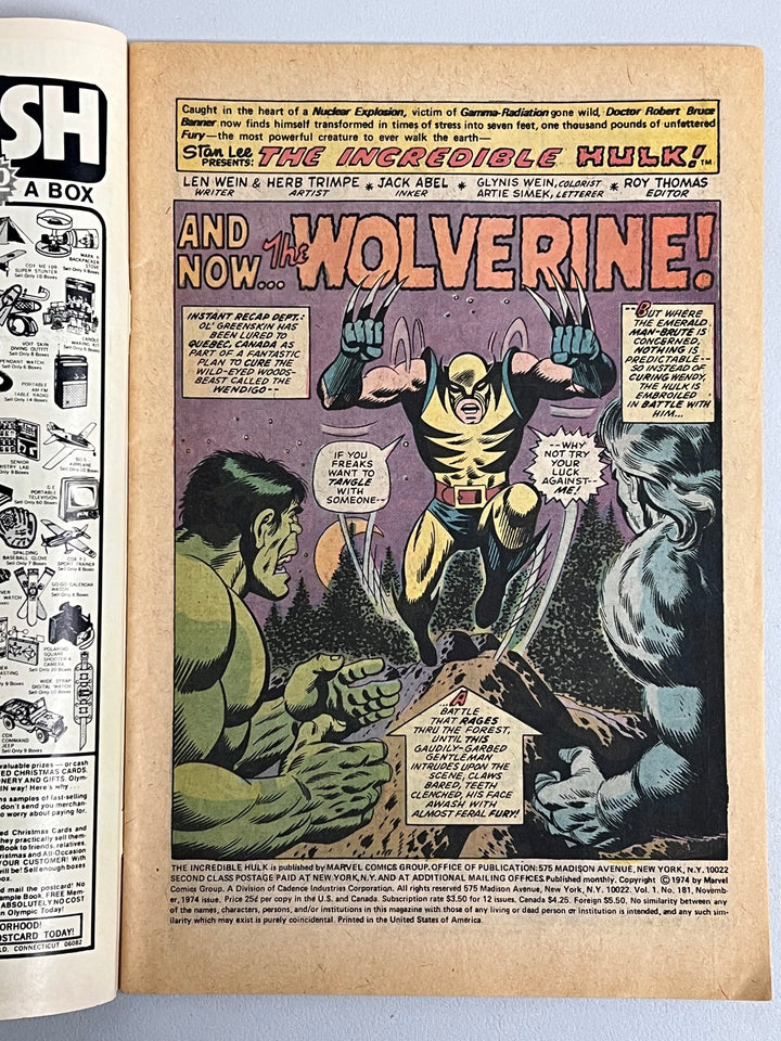 Incredible Hulk #181