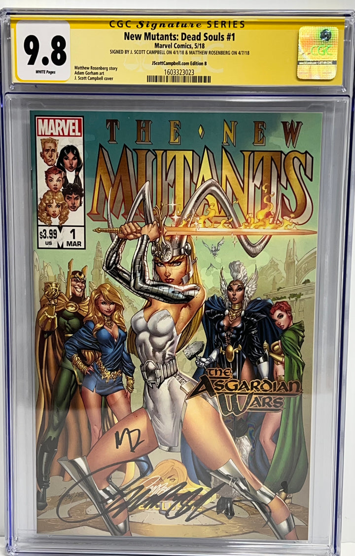 New Mutants: Dead Souls #1 CGC Signature Series 9.8
