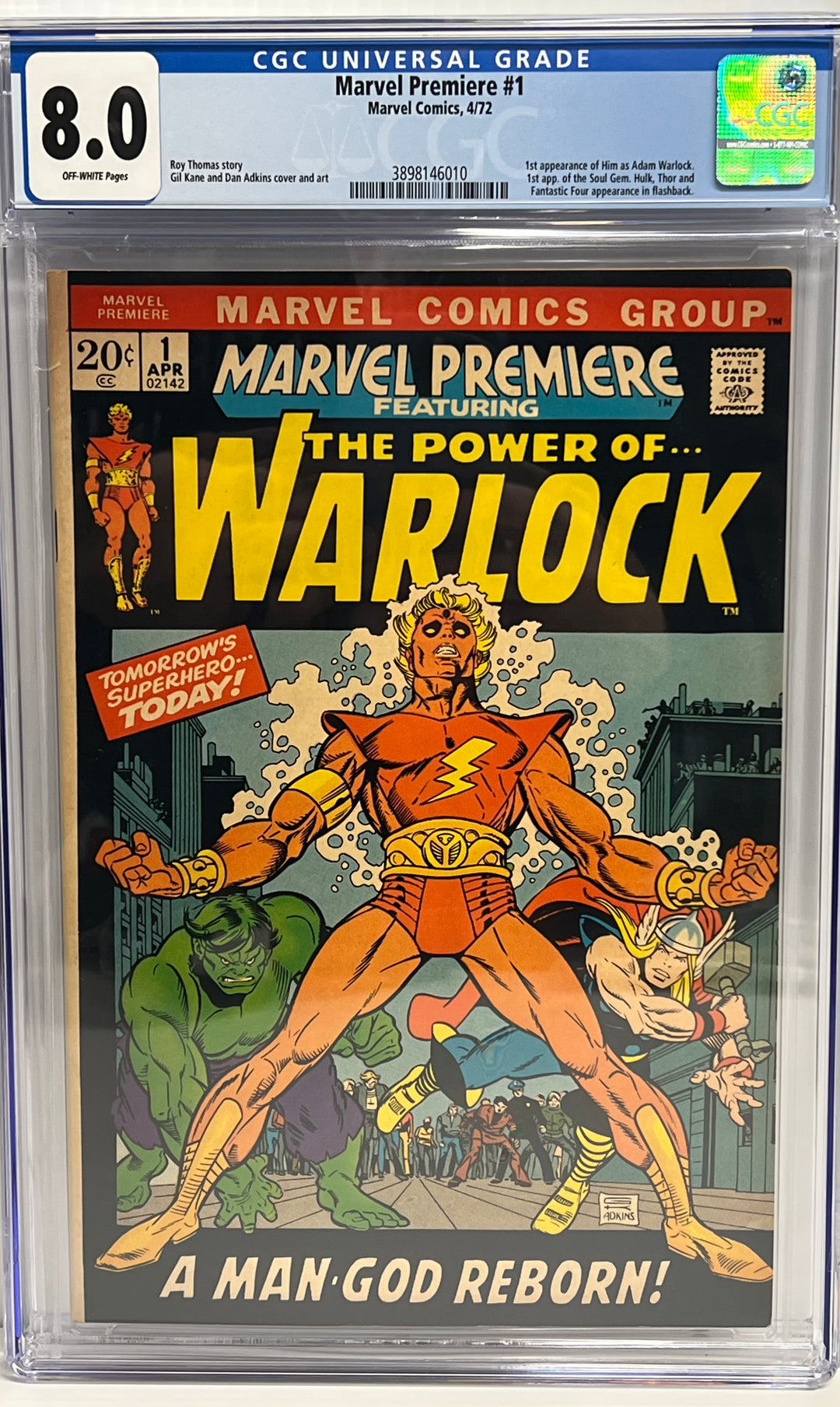 Marvel Premiere #1 CGC 8.0
